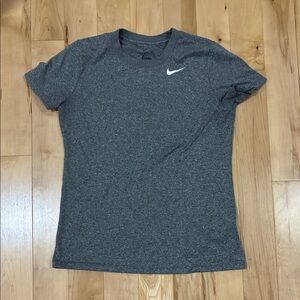 Nike Women's Heathered Charcoal Tee